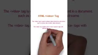 video tag  in  html | how to embed video tag and add video poster  | #shorts #viral #youtubeshorts