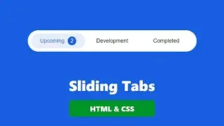 How to create tab slider in html | Sliding tabs | CSS transitions only | CSS only tabs