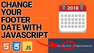 Change Footer Date Automatically with Javascript