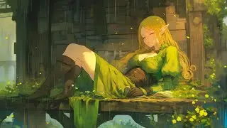 Relaxing Medieval Music - Mystical Tavern Ambience, Restful D&D Music, Peaceful Music + Rain Sounds