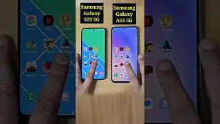 Samsung Galaxy S23 Vs Samsung Galaxy A54 5G Speed Test Comparison |