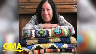 This mom is crocheting her way to help those in need l GMA