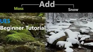 Easily add Moss & Snow in UE5 Beginner Tutorial | DesignwithDan