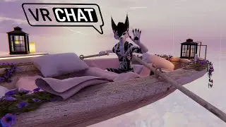 Гуляю по чиллрумам в VRChat (+ захожу к @BLUBYTHEFOX и добиваю 500)