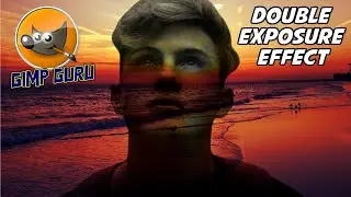 How to create double exposure effect using gimp | GIMP Tutorial #8 | GIMP GURU