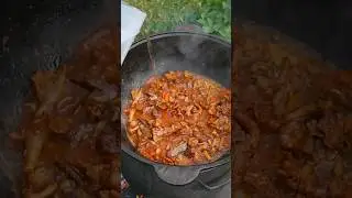 Гречка по-Купечески с мясом и грибами в казане🔥