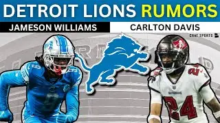 Detroit Lions Rumors On Carlton Davis vs. Jameson Williams, 5 Cut Candidates, Offseason Programs