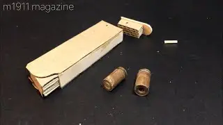 How to make a Colt m1911 magazine out of cardboard｜Cardboard m1911 Part 1