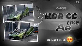 HDR CC effect like Ae | in just 1click 🤯 | capcut | Lyricxmania