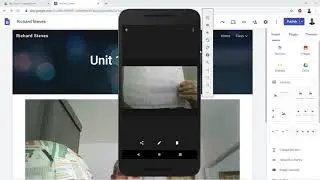 Google Sites : 07 : Add Photo From Phone To Google Site