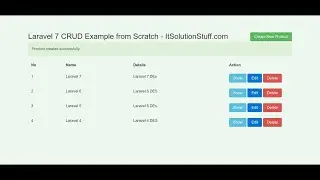 Laravel 7 Simple CRUD Operation Hindi | The Test Coder#CRUD#laravelcrud #laravel7curd#LARAVEL7CRUD