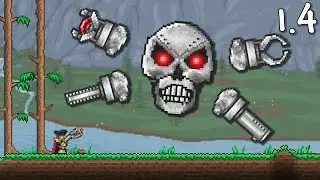 Terraria 1.4 Master Mode - Skeletron Prime & Exclusive Robotic Skull Item!