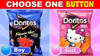 Choose One Button! BOY or GIRL Edition 💙🎀 QuizZone