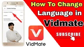 How To Change Language In Vidmate|Vidmate App Main Language Kaise Set Karen|Vidmate Language Setting