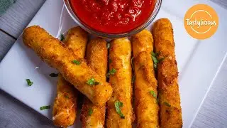 Delicious Homemade Mozzarella Cheese Sticks | Easy Home Recipes