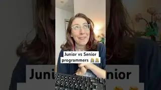 Junior vs Senior programmers 🥲 