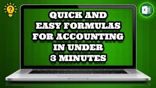 Quick and Easy Excel Formulas for Accounting in Under 3 Minutes | Social Tech Insider