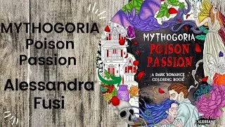 MYTHOGORIA Poison Passion - Alessandra Fusi // Adult Colouring Book Flip Through