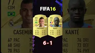 CASEMIRO VS KANTE FIFA COMPARISON #shorts #football #fifa10 #fifa23