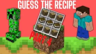 Guess the Minecraft recipes PART 4 | Minecraft Trivia Quiz