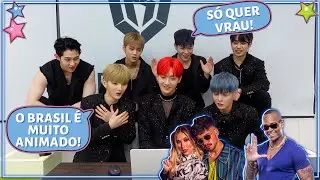 GRUPO DE KPOP REAGE A FUNK E BREGA FUNK (COM CIIPHER)