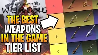 Black Myth Wukong Weapons Tier List | Ranking The Most POWERFUL STAFFS!