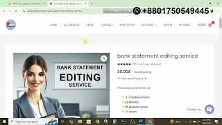 Your Reliable Bank Statement Editing Service – 100% professional and perfect! // Bank Statement Edit