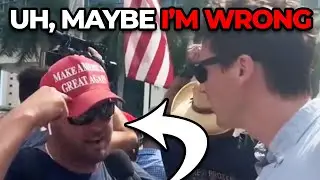 Trumper Realizes He's Wrong IN REAL TIME