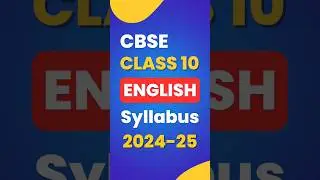CBSE Class 10 English Syllabus 2024-25 #cbse #cbseclass10 #class10english #class10
