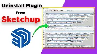 How to Uninstall Plugin for SketchUp 2023 | remove extension in SketchUp | delete SketchUp plugin