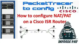 How to configure NAT/PAT on a Cisco ISR Router in Cisco Packet Tracer - 2020 CCNA Lets Lab it up.