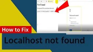 Ho to fix localhost refused to connect || this site can't be reached,