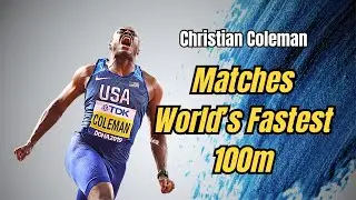 Christian Coleman's Insane 100m Sprint at Xiamen Diamond League