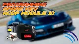 Programming a Spare Key For a 2013 Porsche Panamera | ACDP Module 10