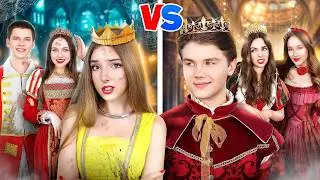 Poor Princess in Royal Family! Rich Prince vs Poor Princess