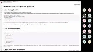 General Coding Principles for TypeScript (A discussion)