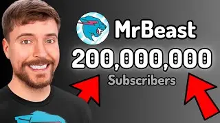 The Exact Moment MrBeast HIT 200 Million Subscribers