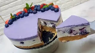 No Bake Blueberry Cheesecake Recipe!!!