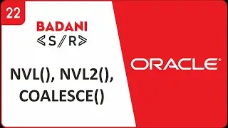 #22 NVL Function in ORACLE (Hindi) || How to handle null values in oracle?