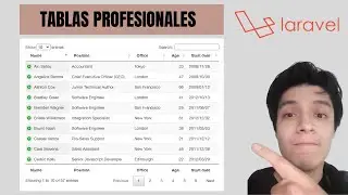 01 - Cómo mostrar tablas profesionales con el plugin Datatables y Laravel