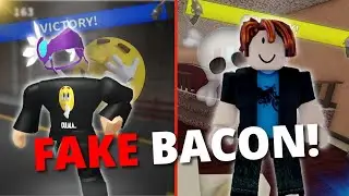 PLAYING MM2 as a FAKE BACON...