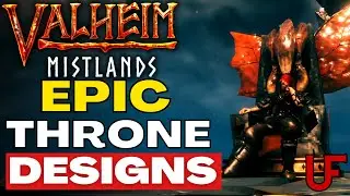 Valheim Mistlands | EPIC and EASY Custom Throne Builds | Gameplay