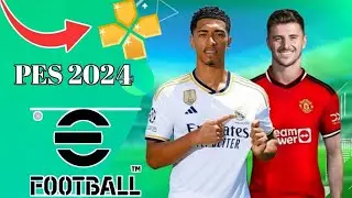 How to Download efootball pes 2024 ppsspp game play