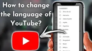 How to change the language of YouTube