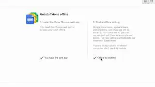 Google Drive Offline