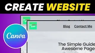 How to Create a MULTI-PAGE Canva Website - Simple Guide