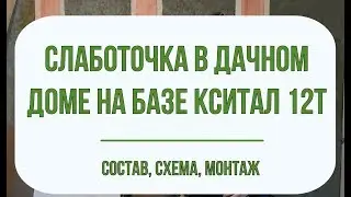 Пожарная и охранная сигнализация на даче на базе КСИТАЛ 12Т. Схема и монтаж своими руками.