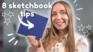 Starting a NEW Sketchbook |8 tips on starting the first page