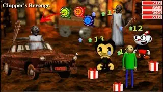 Granny in The Car In FNaF World (Mod) 