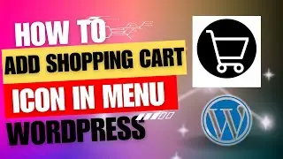 How to add a shopping cart icon in your woocommerce website menu